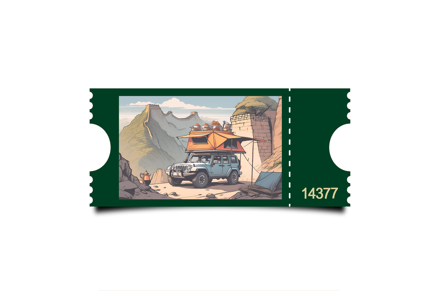 Boleto Ilustracion N 14377