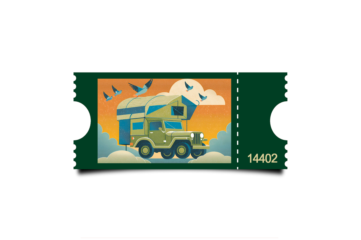 Boleto Ilustracion N 14402