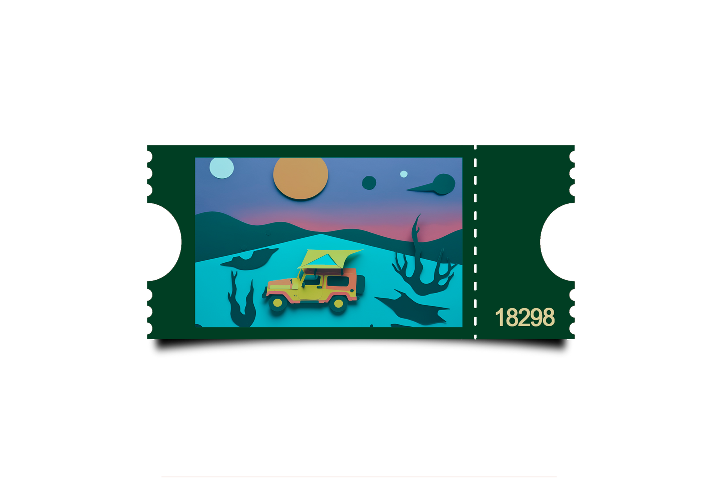 Boleto Ilustracion N 18298