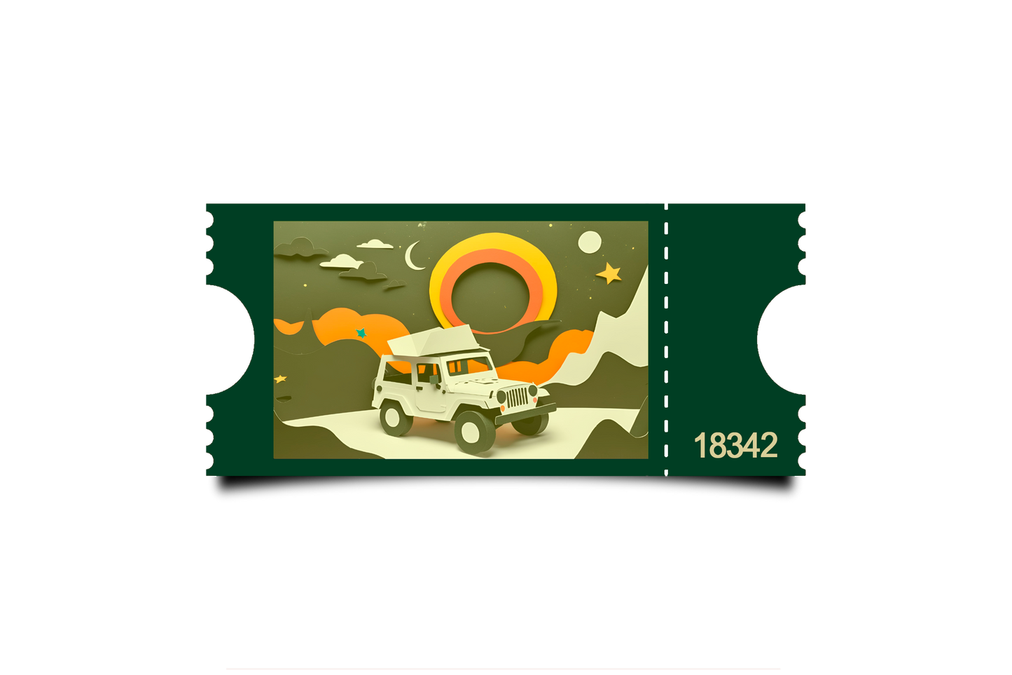 Boleto Ilustracion N 18342