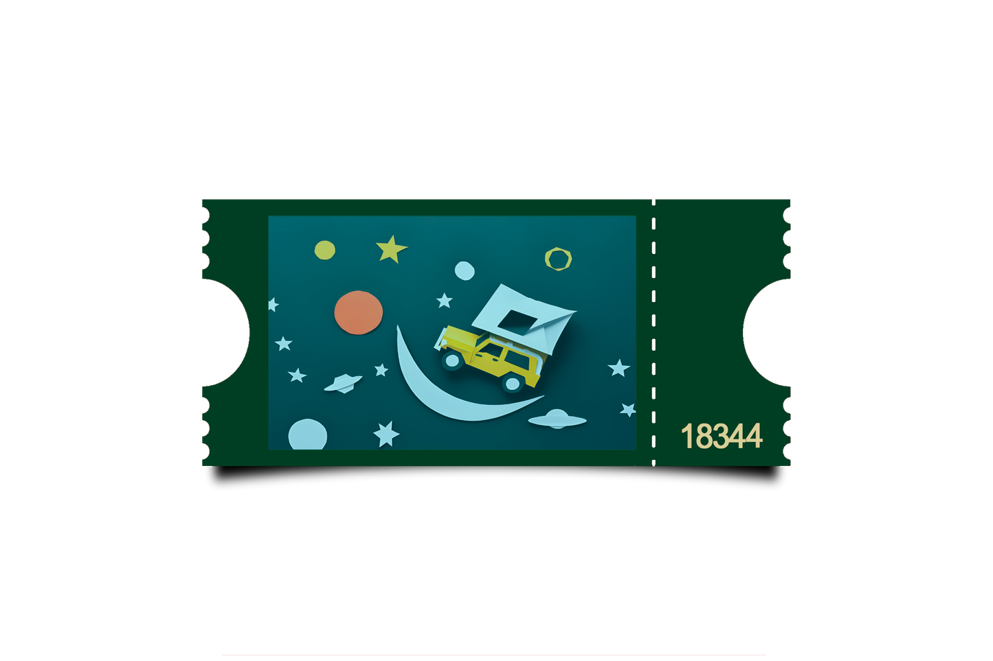 Boleto Ilustracion N 18344