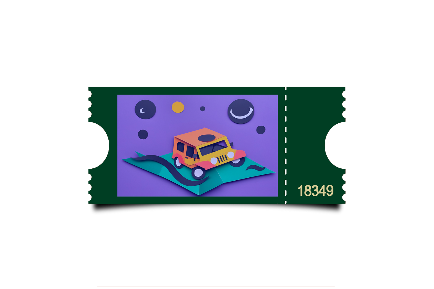 Boleto Ilustracion N 18349