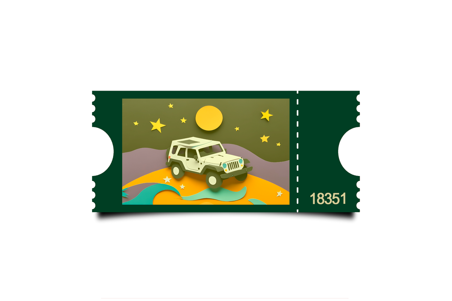 Boleto Ilustracion N 18351