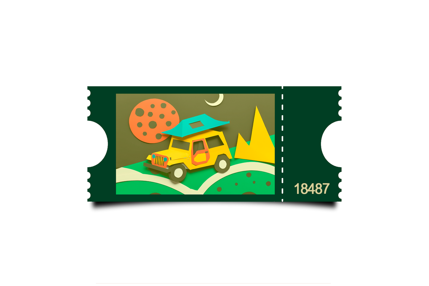 Boleto Ilustracion N 18487