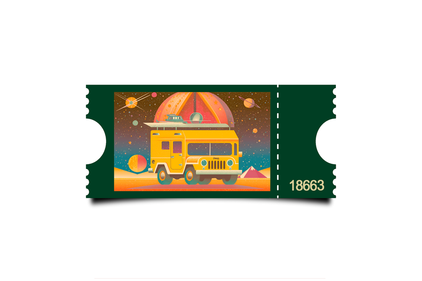 Boleto Ilustracion N 18663