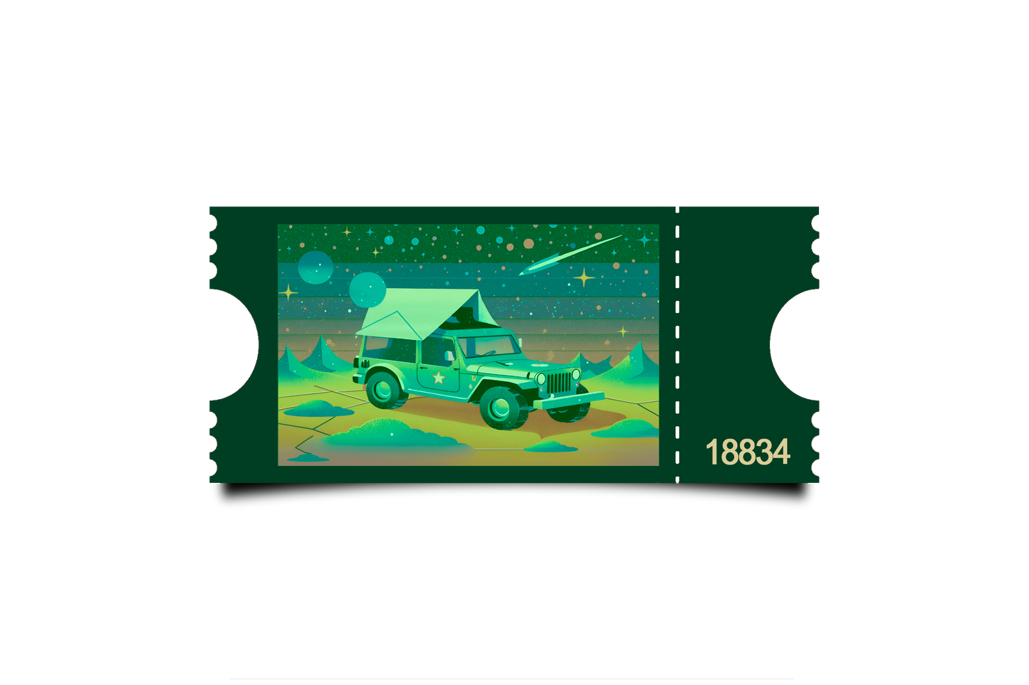 Boleto Ilustracion N 18834