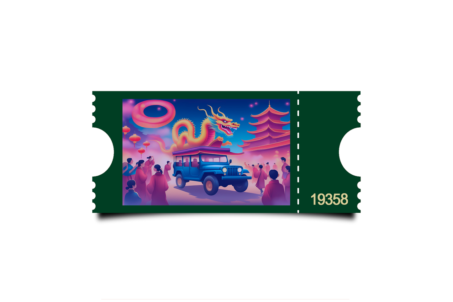 Boleto Ilustracion N 19358