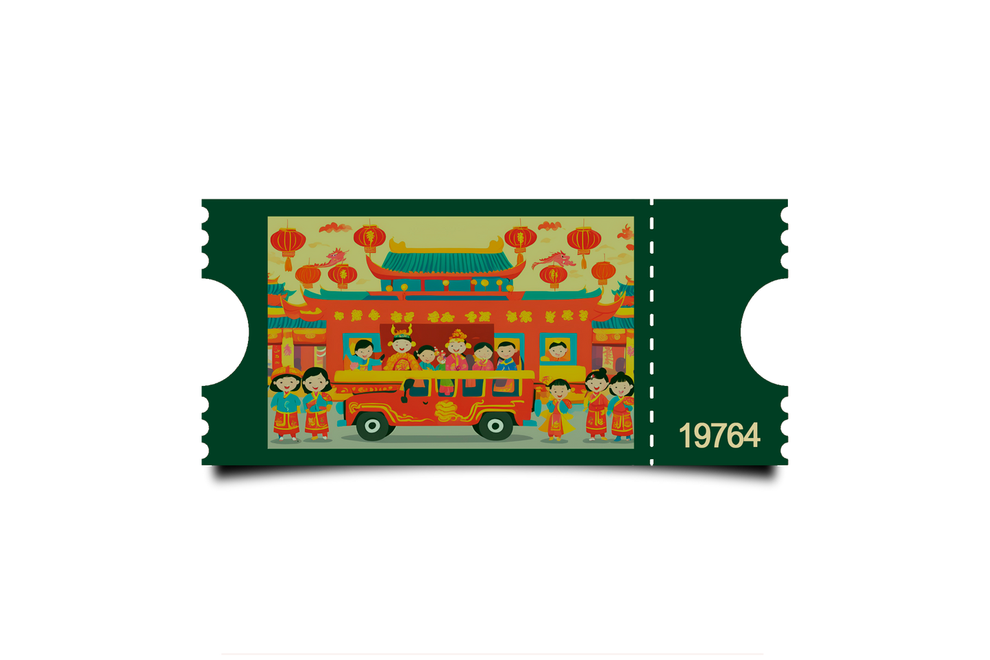 Boleto Ilustracion N 19764