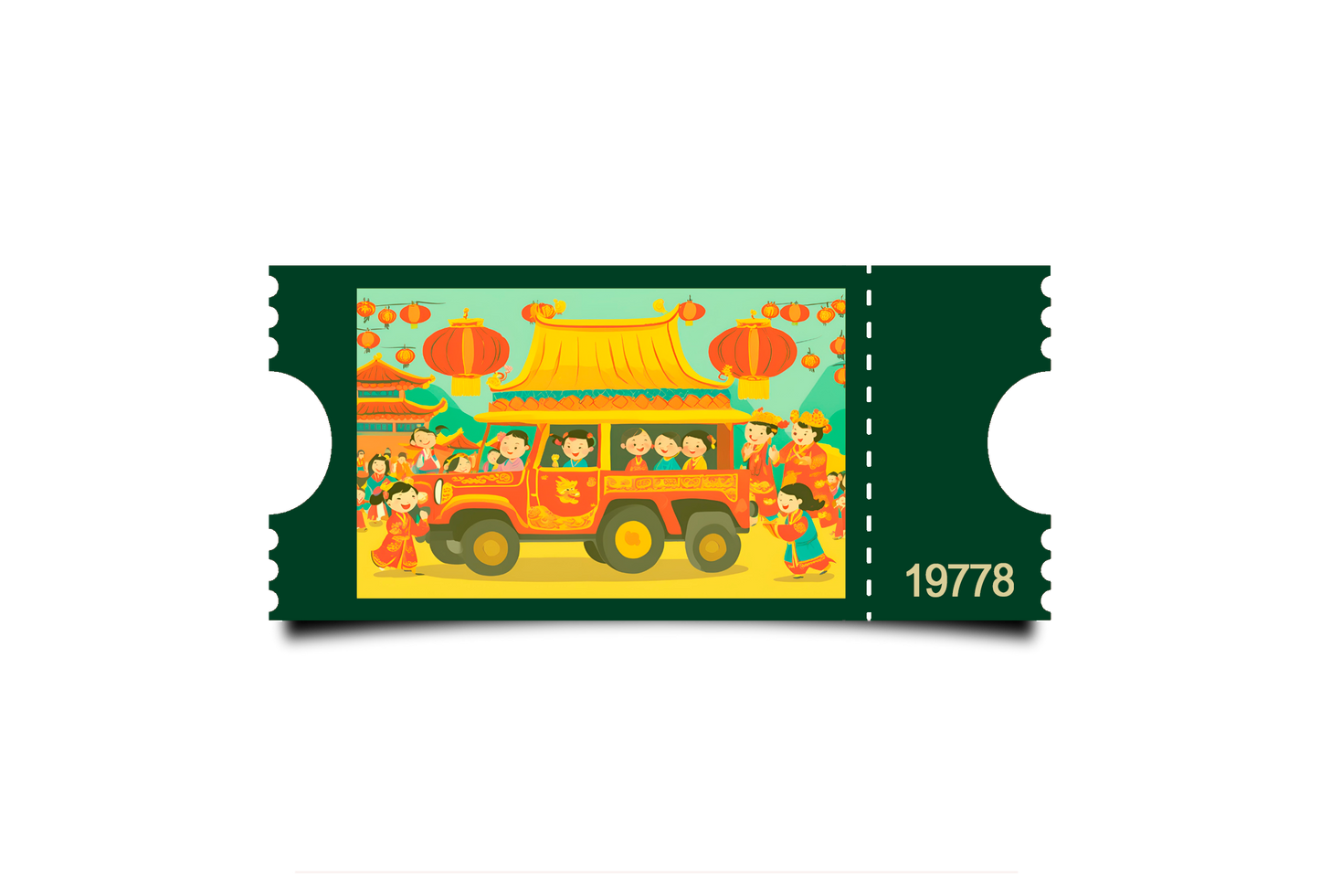 Boleto Ilustracion N 19778