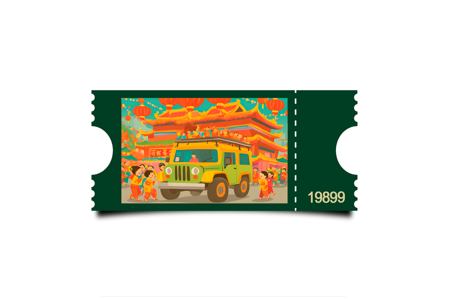 Boleto Ilustracion N 19899