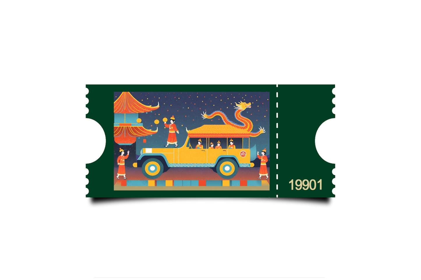 Boleto Ilustracion N 19901