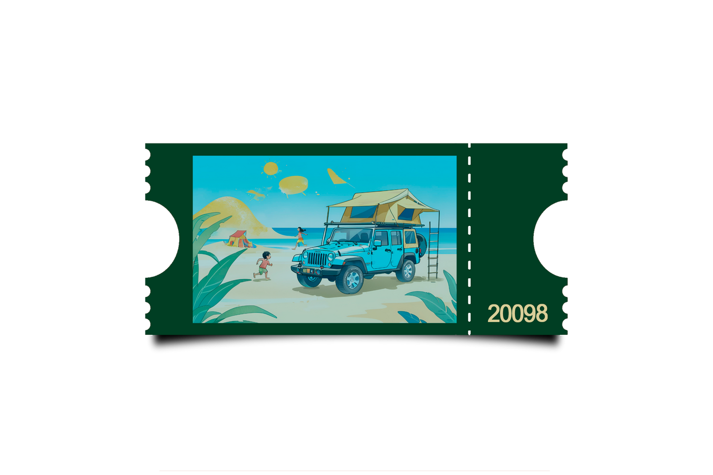 Boleto Ilustracion N 20098