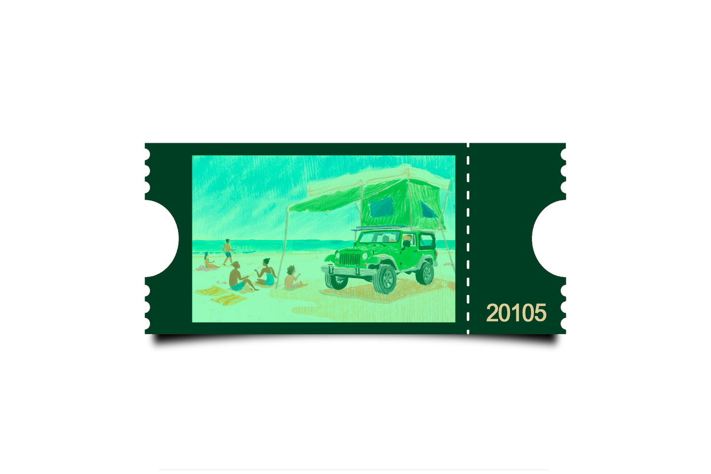 Boleto Ilustracion N 20105