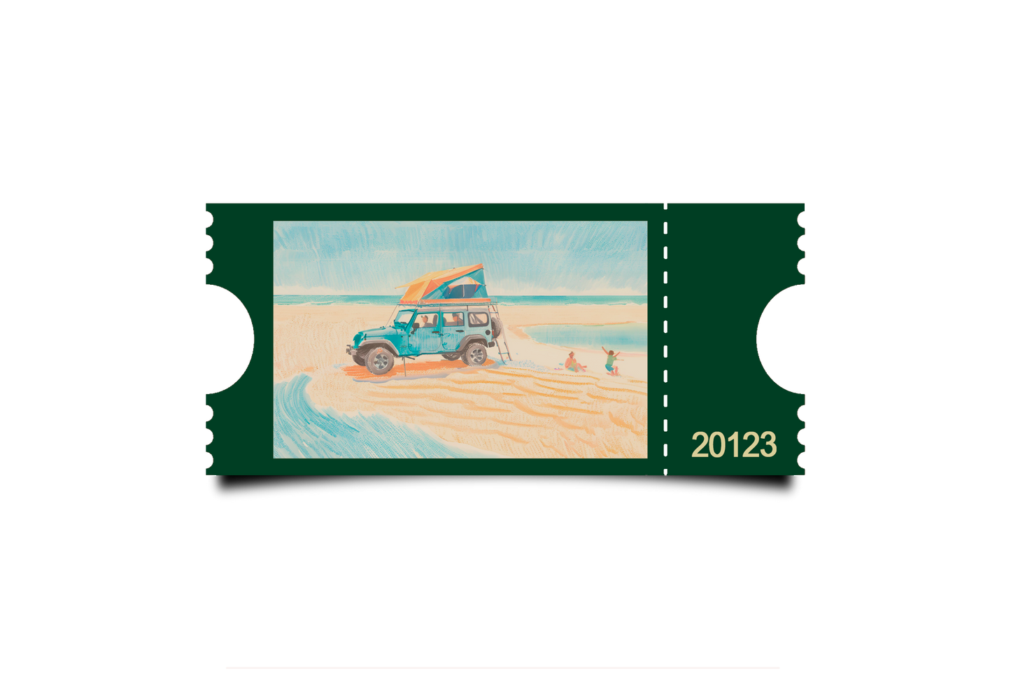 Boleto Ilustracion N 20123