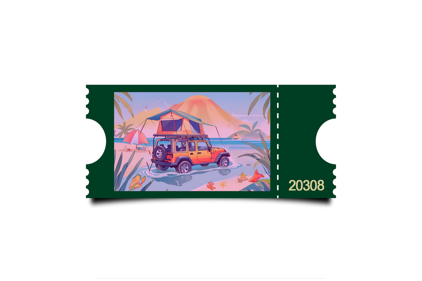 Boleto Ilustracion N 20308