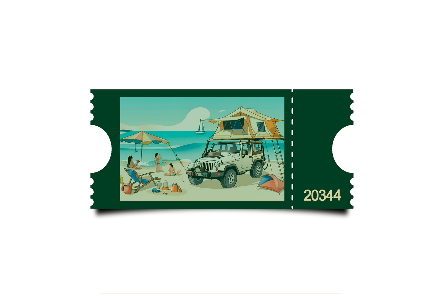 Boleto Ilustracion N 20344