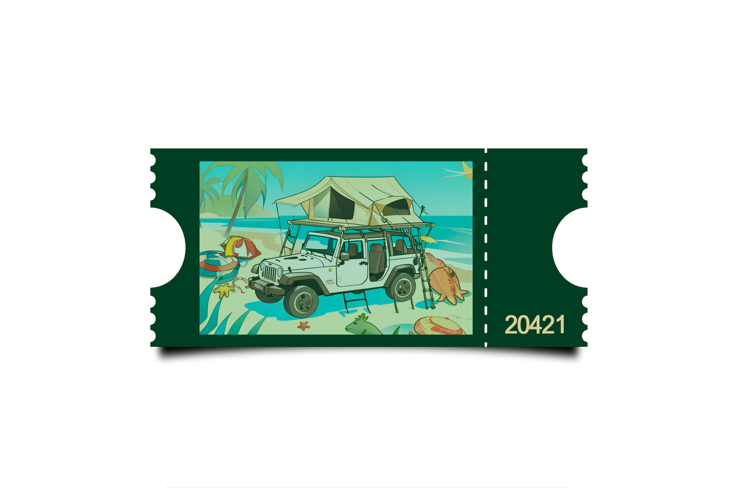 Boleto Ilustracion N 20421