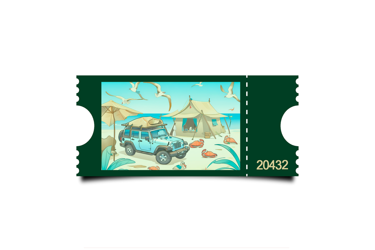 Boleto Ilustracion N 20432