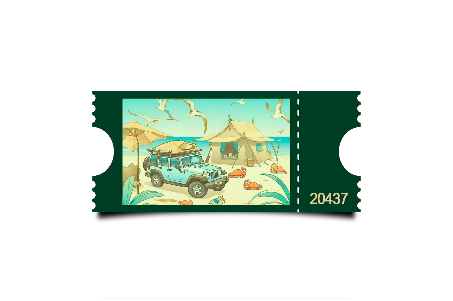 Boleto Ilustracion N 20437