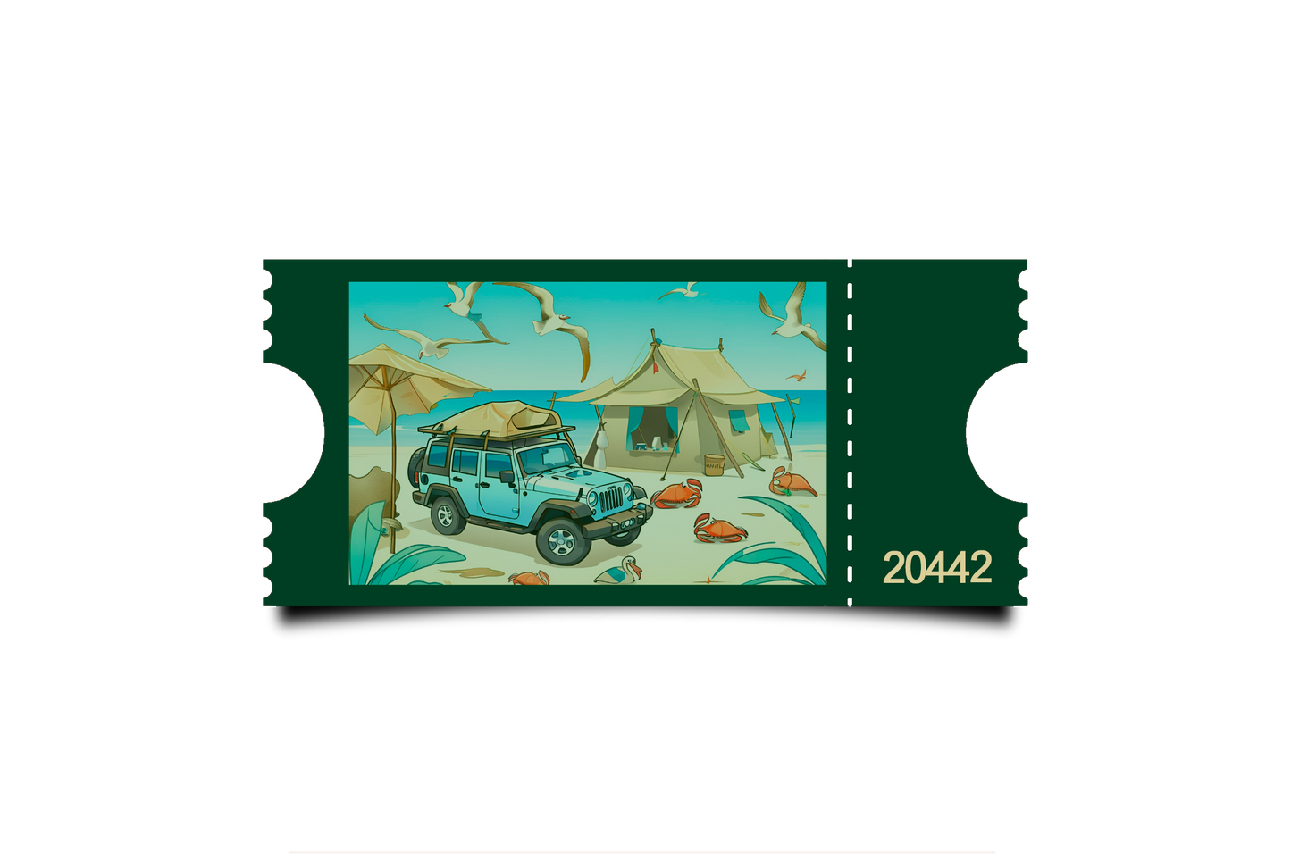 Boleto Ilustracion N 20442