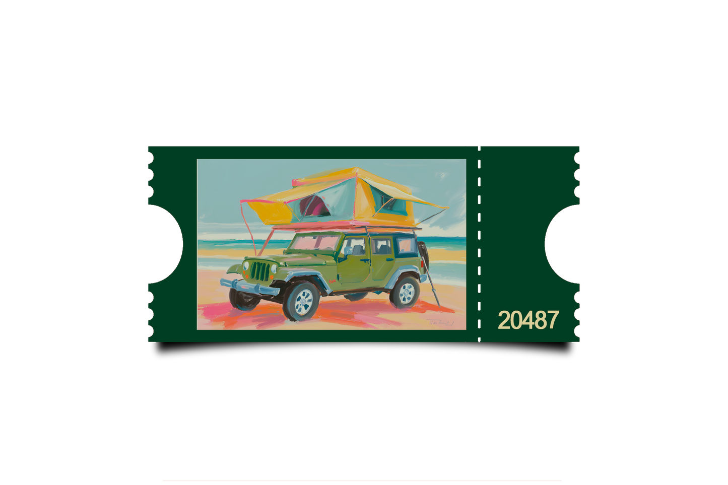 Boleto Ilustracion N 20487