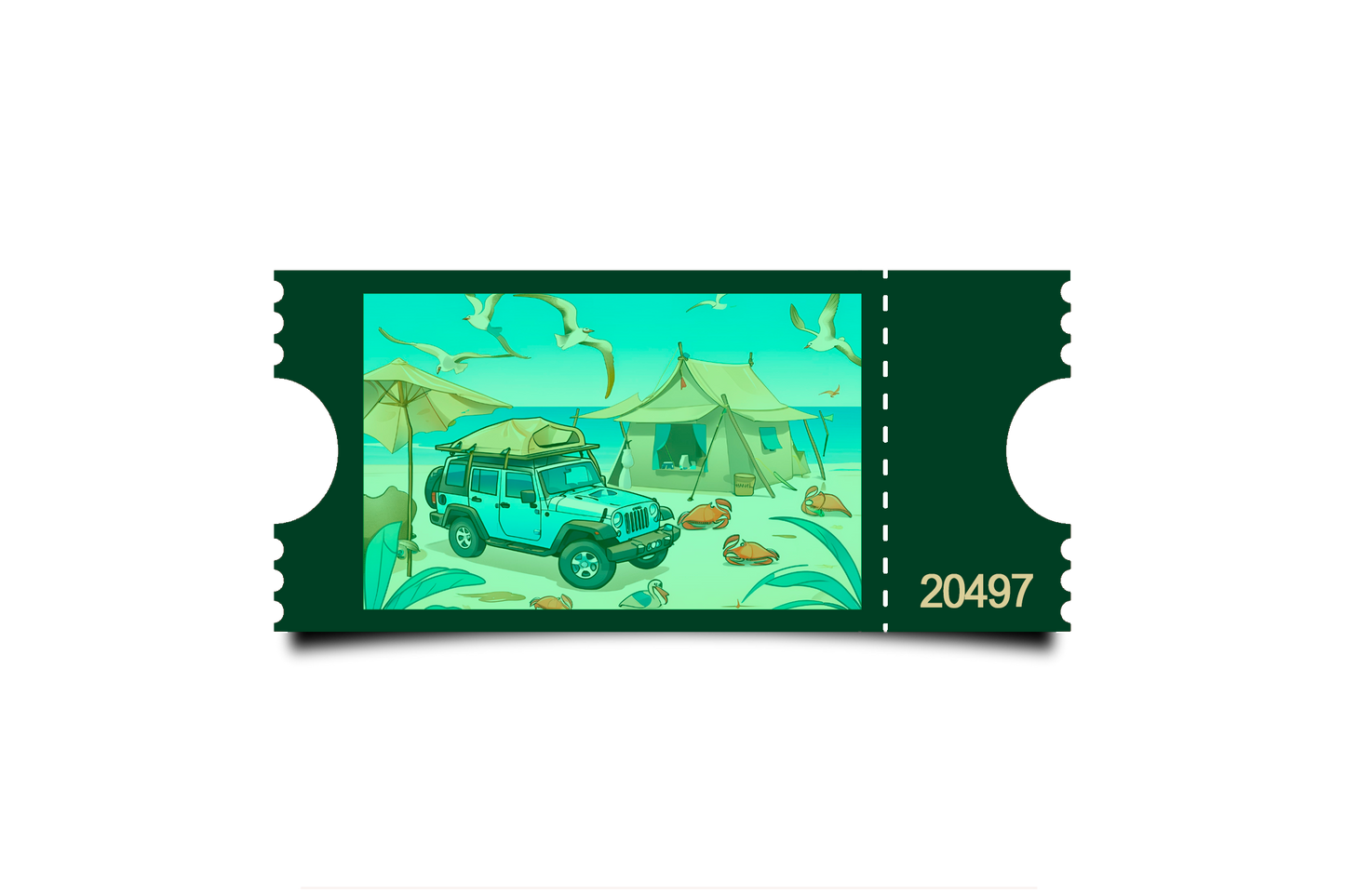 Boleto Ilustracion N 20497