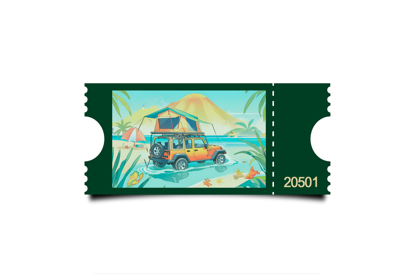 Boleto Ilustracion N 20501