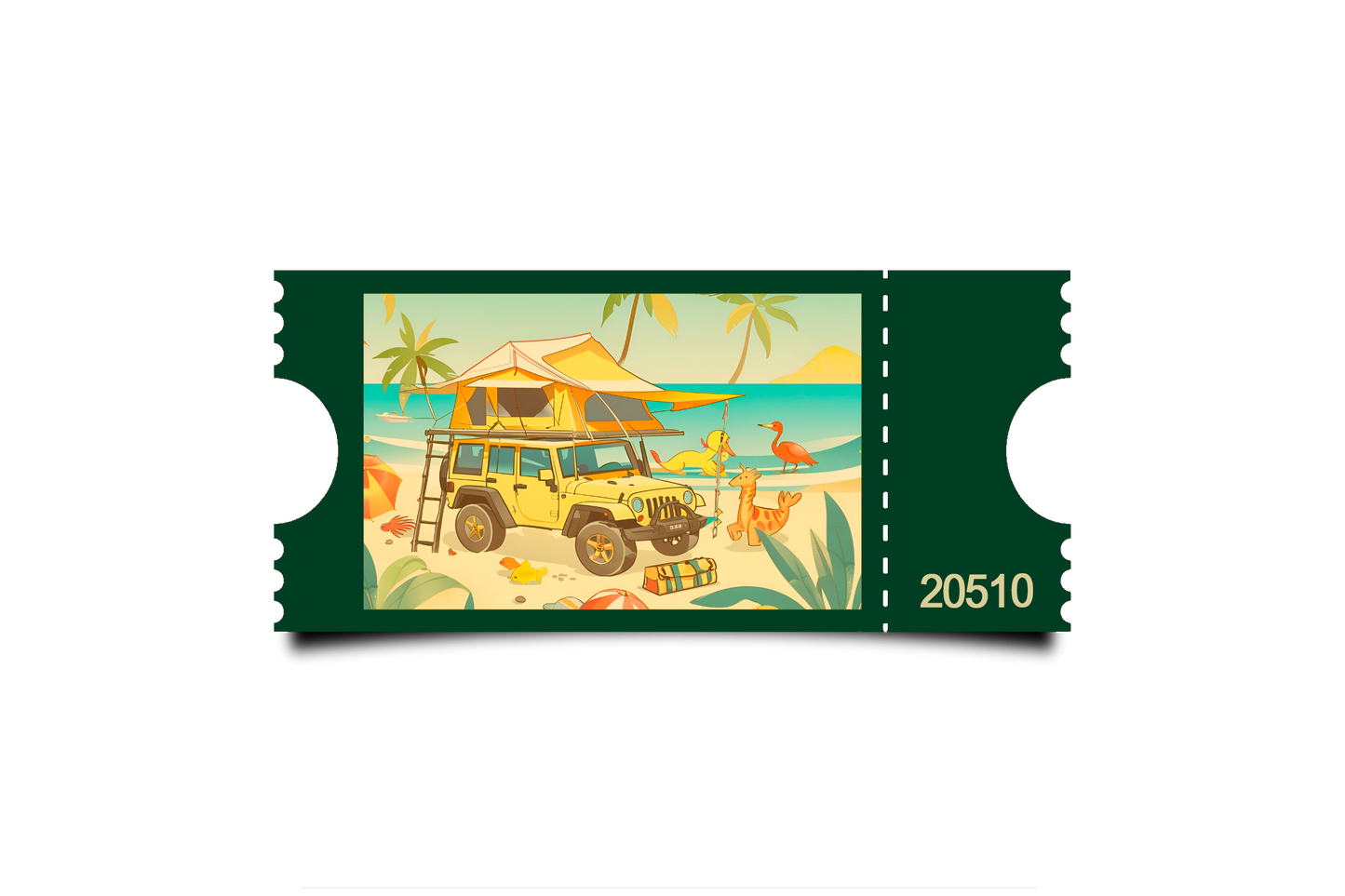 Boleto Ilustracion N 20510