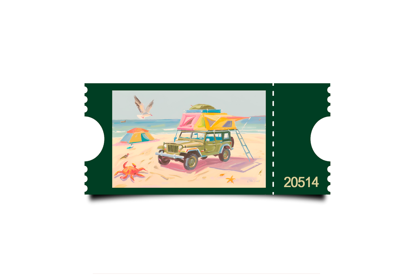 Boleto Ilustracion N 20514