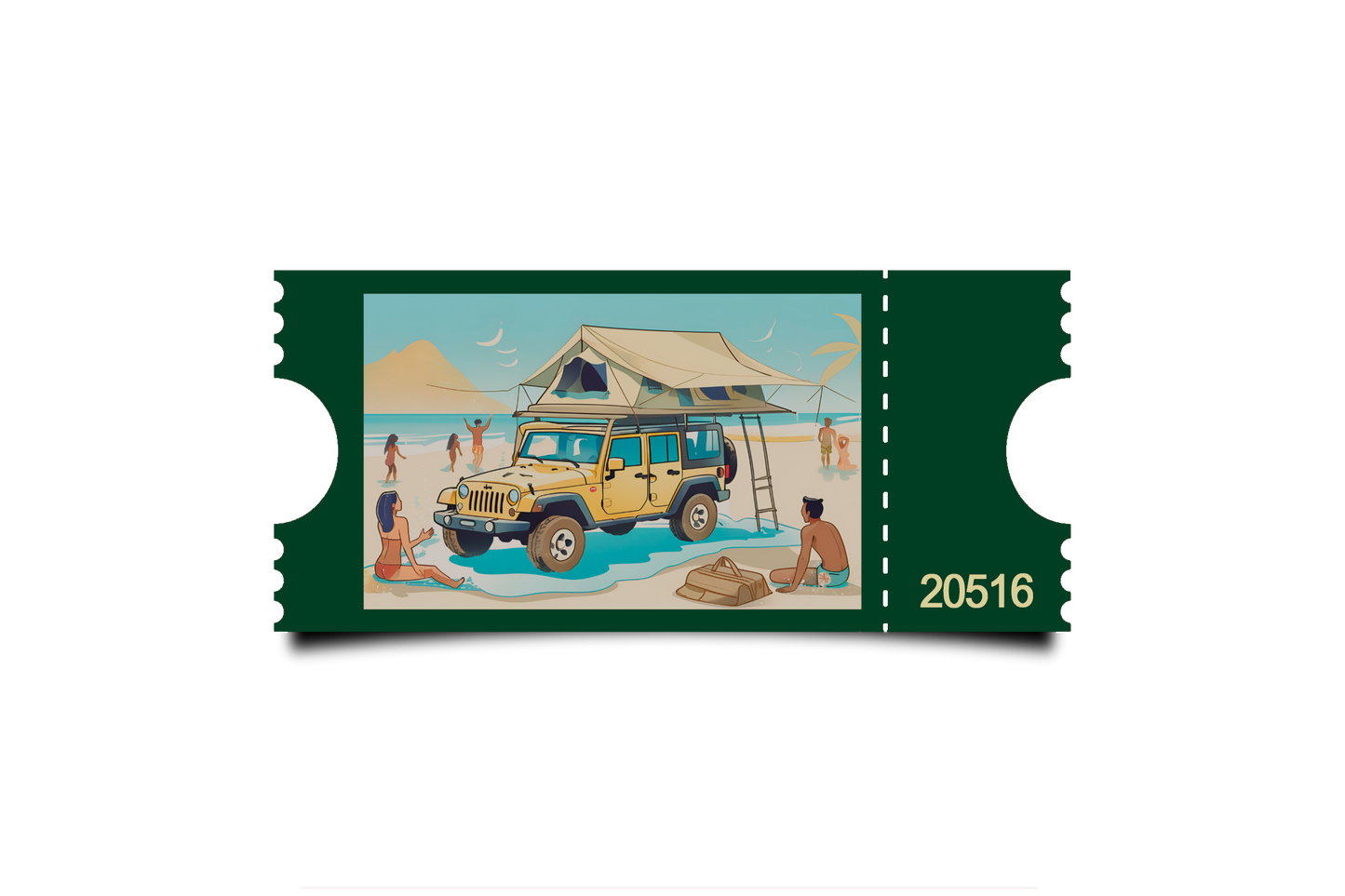 Boleto Ilustracion N 20516