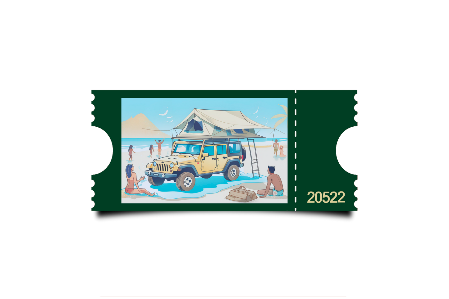 Boleto Ilustracion N 20522