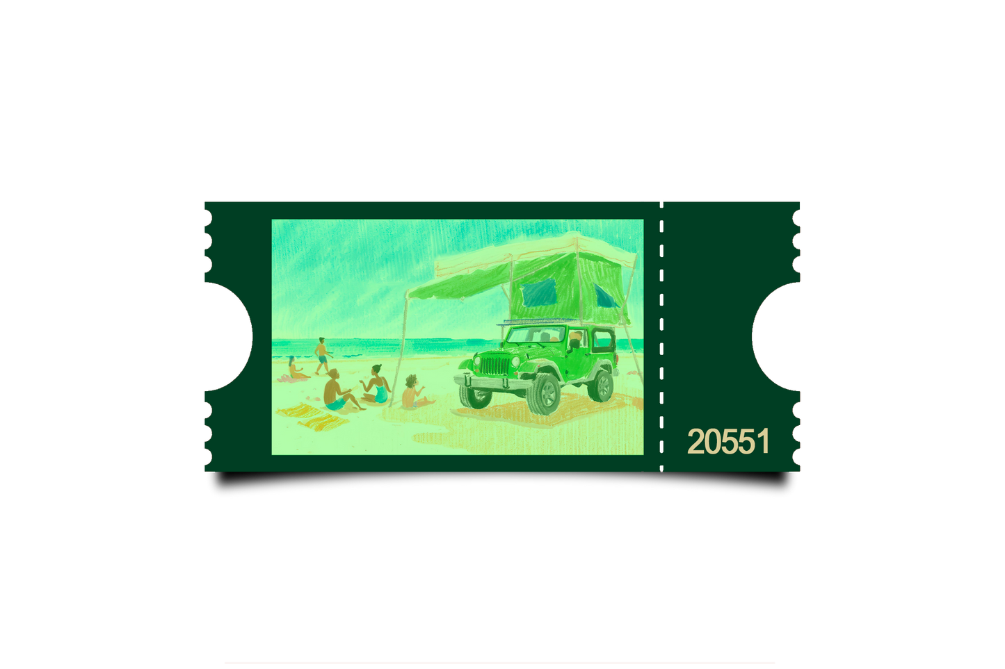Boleto Ilustracion N 20551