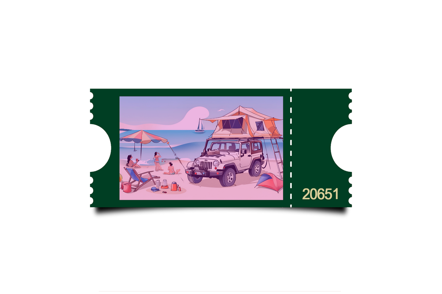 Boleto Ilustracion N 20651
