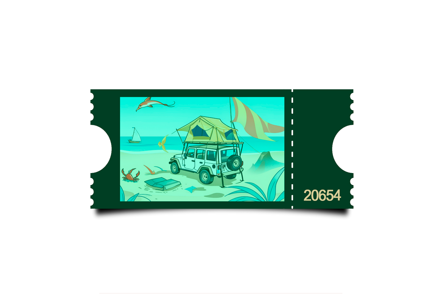 Boleto Ilustracion N 20654