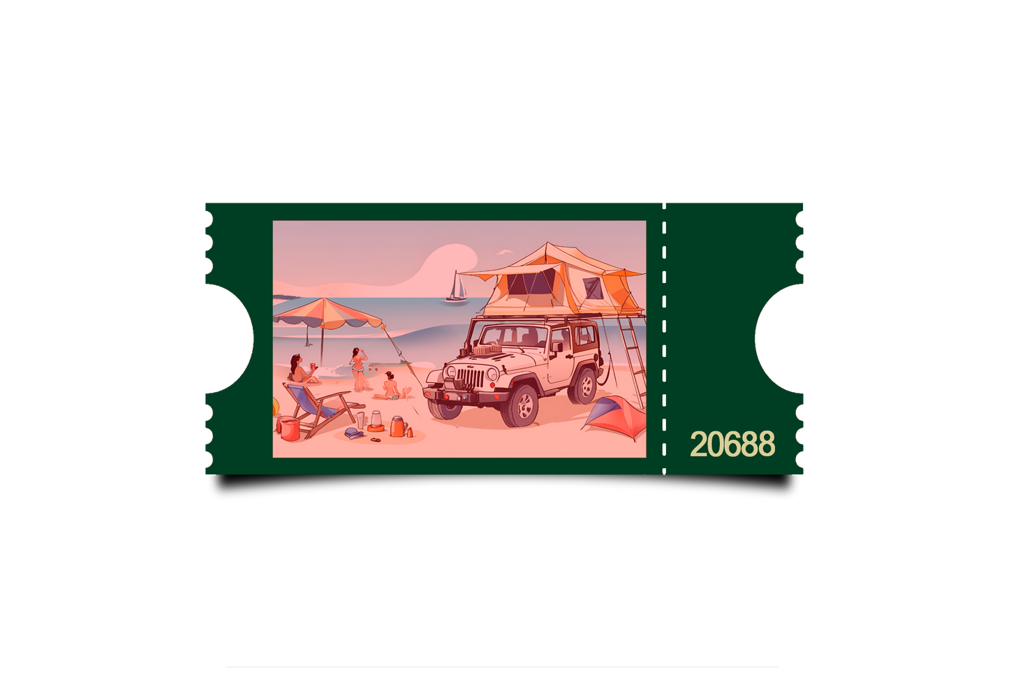 Boleto Ilustracion N 20688