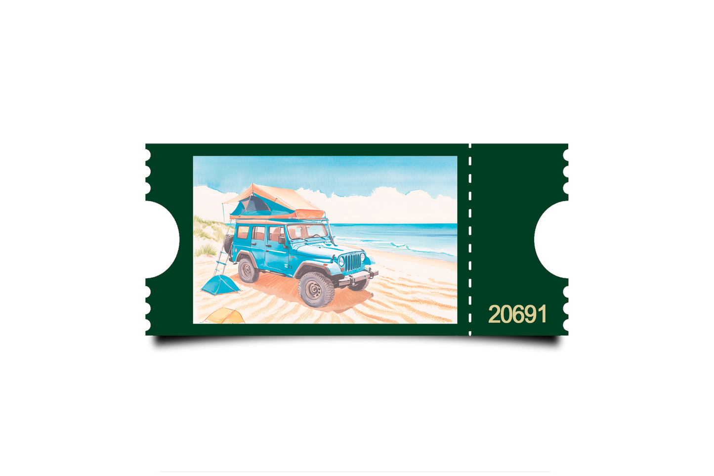 Boleto Ilustracion N 20691