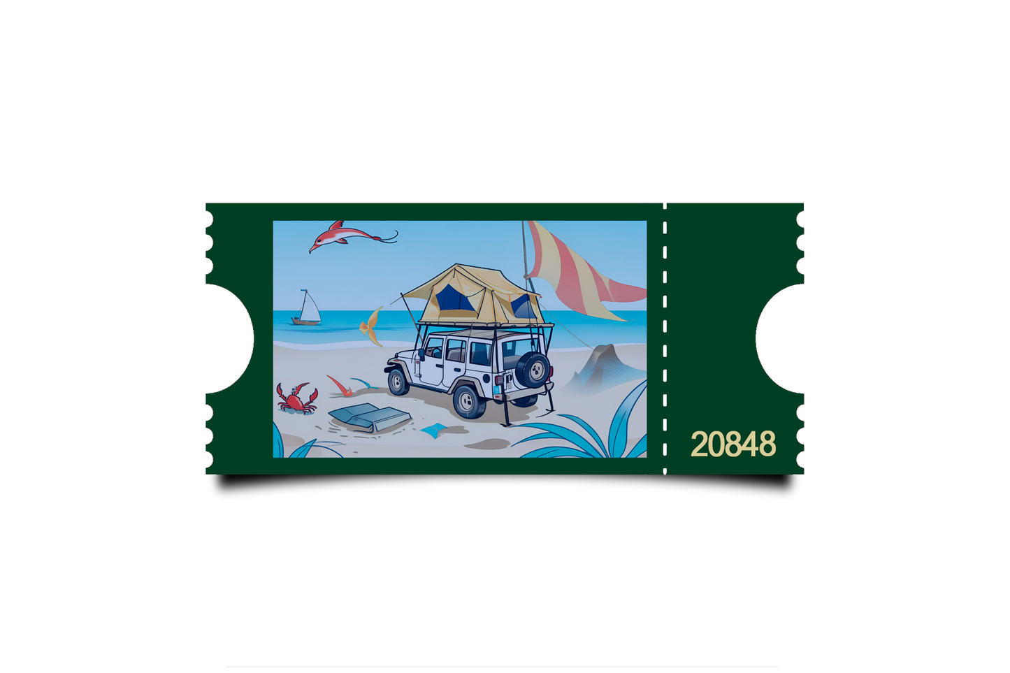 Boleto Ilustracion N 20848