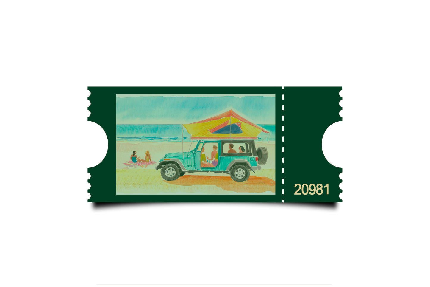 Boleto Ilustracion N 20981