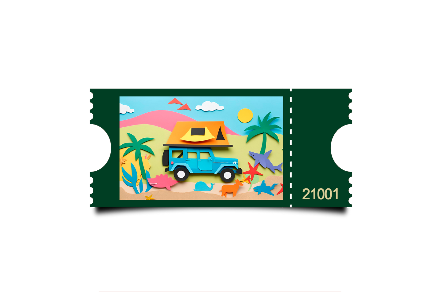 Boleto Ilustracion N 21001