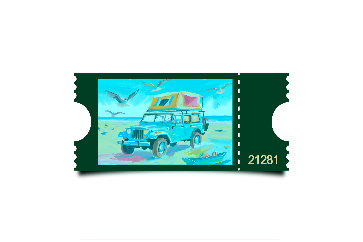 Boleto Ilustracion N 21281