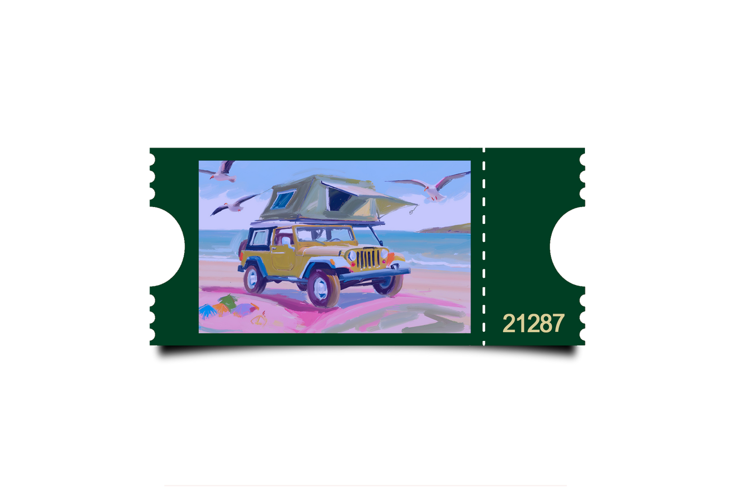 Boleto Ilustracion N 21287