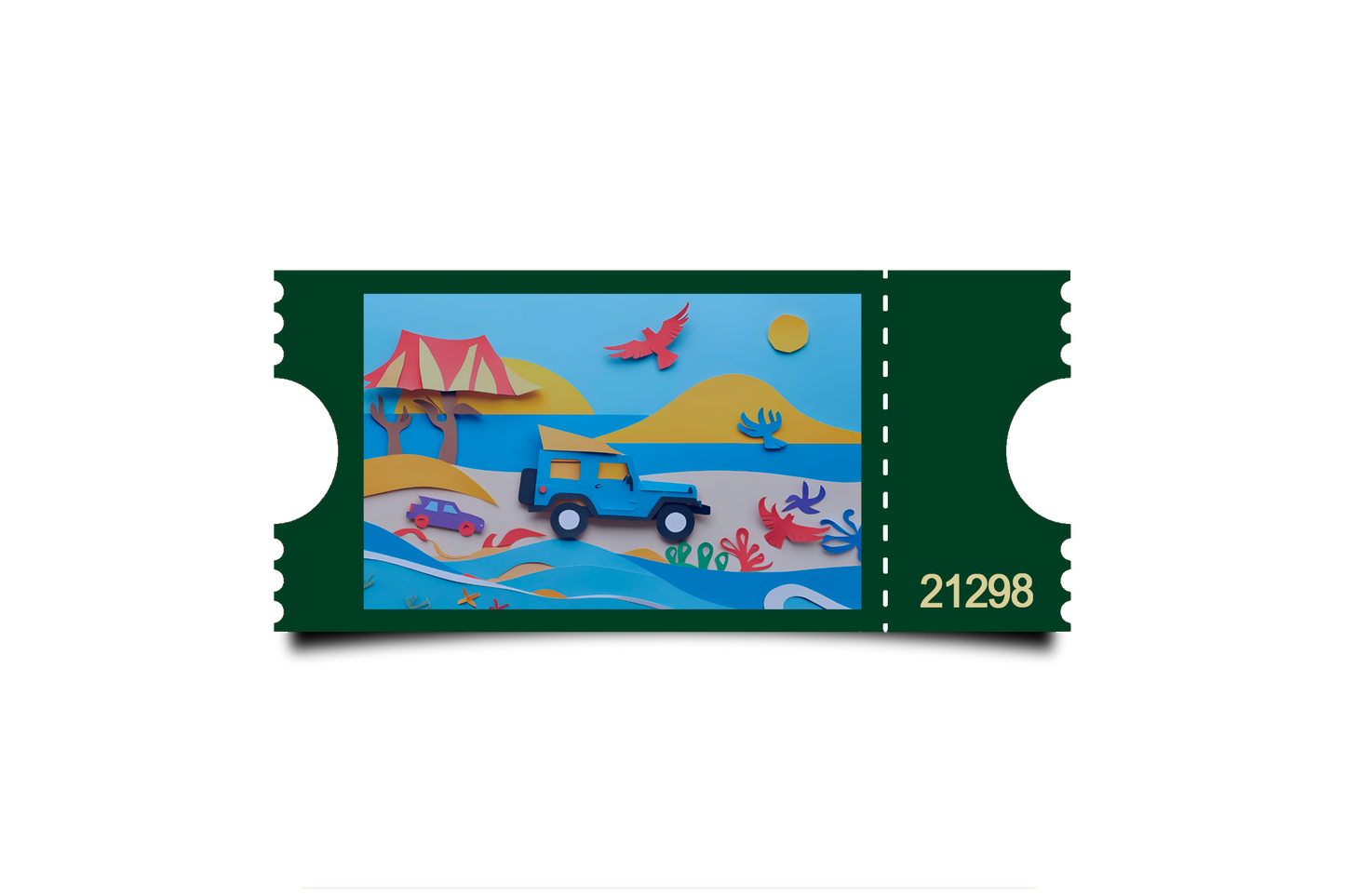 Boleto Ilustracion N 21298