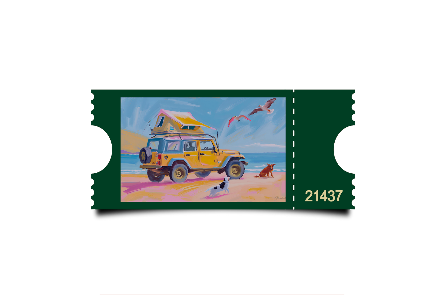 Boleto Ilustracion N 21437