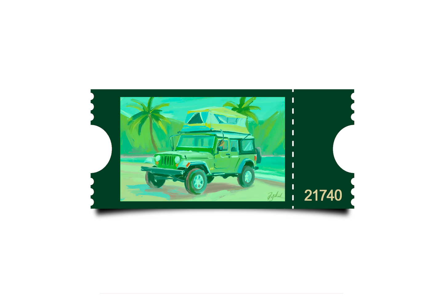 Boleto Ilustracion N 21740