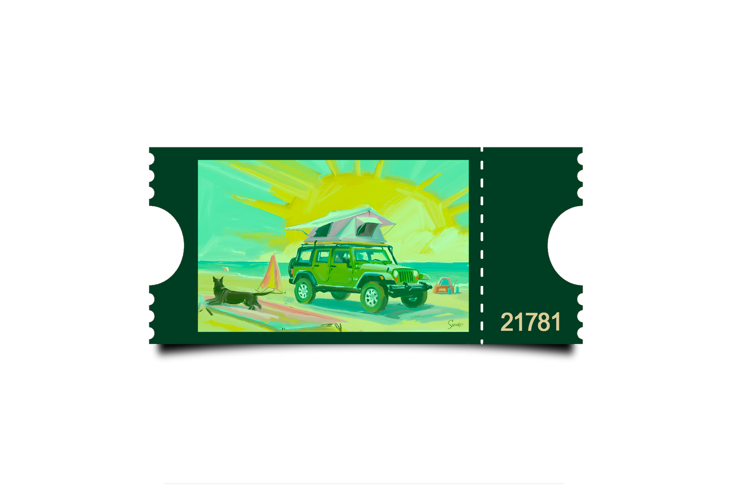 Boleto Ilustracion N 21781