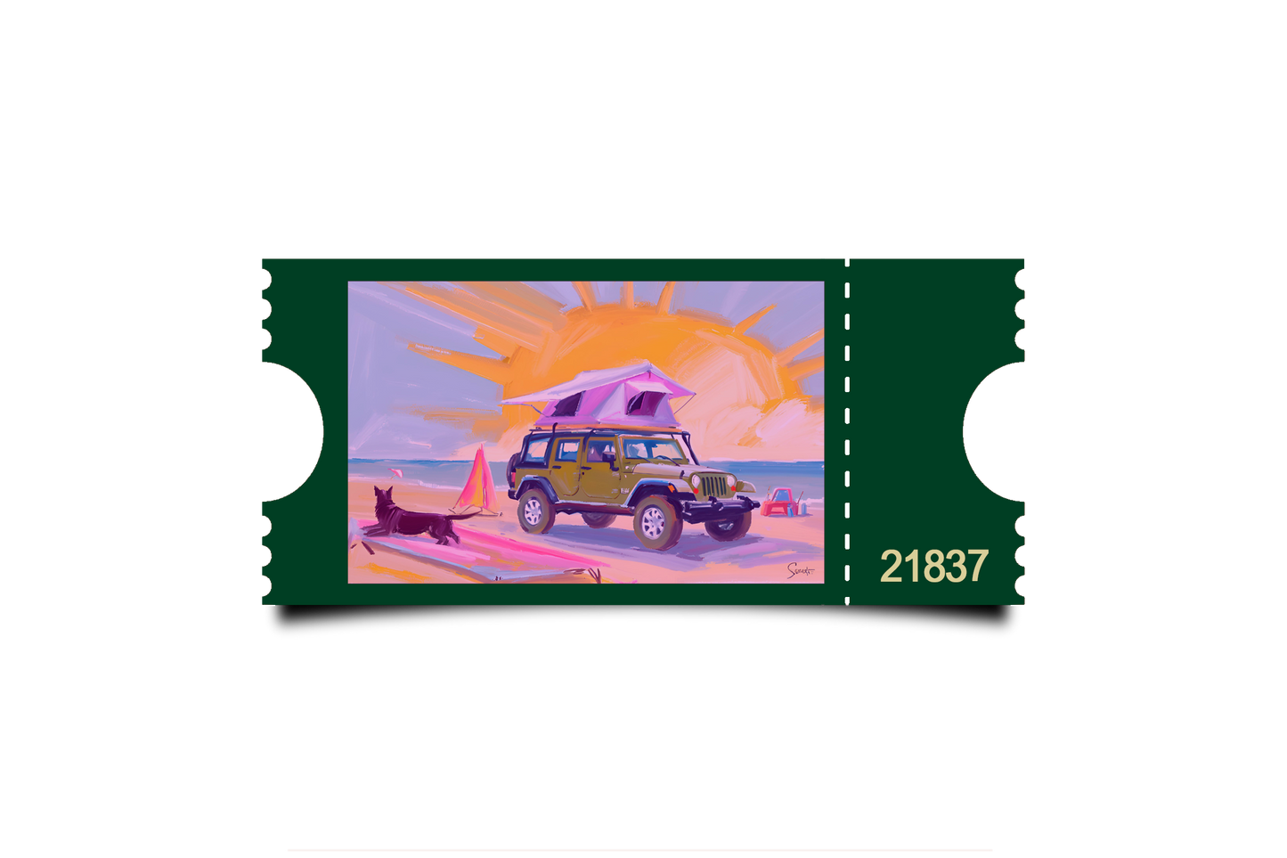 Boleto Ilustracion N 21837