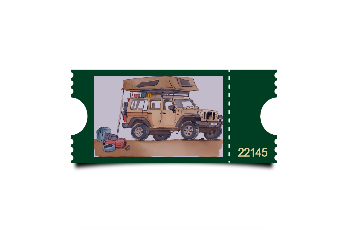 Boleto Ilustracion N 22145