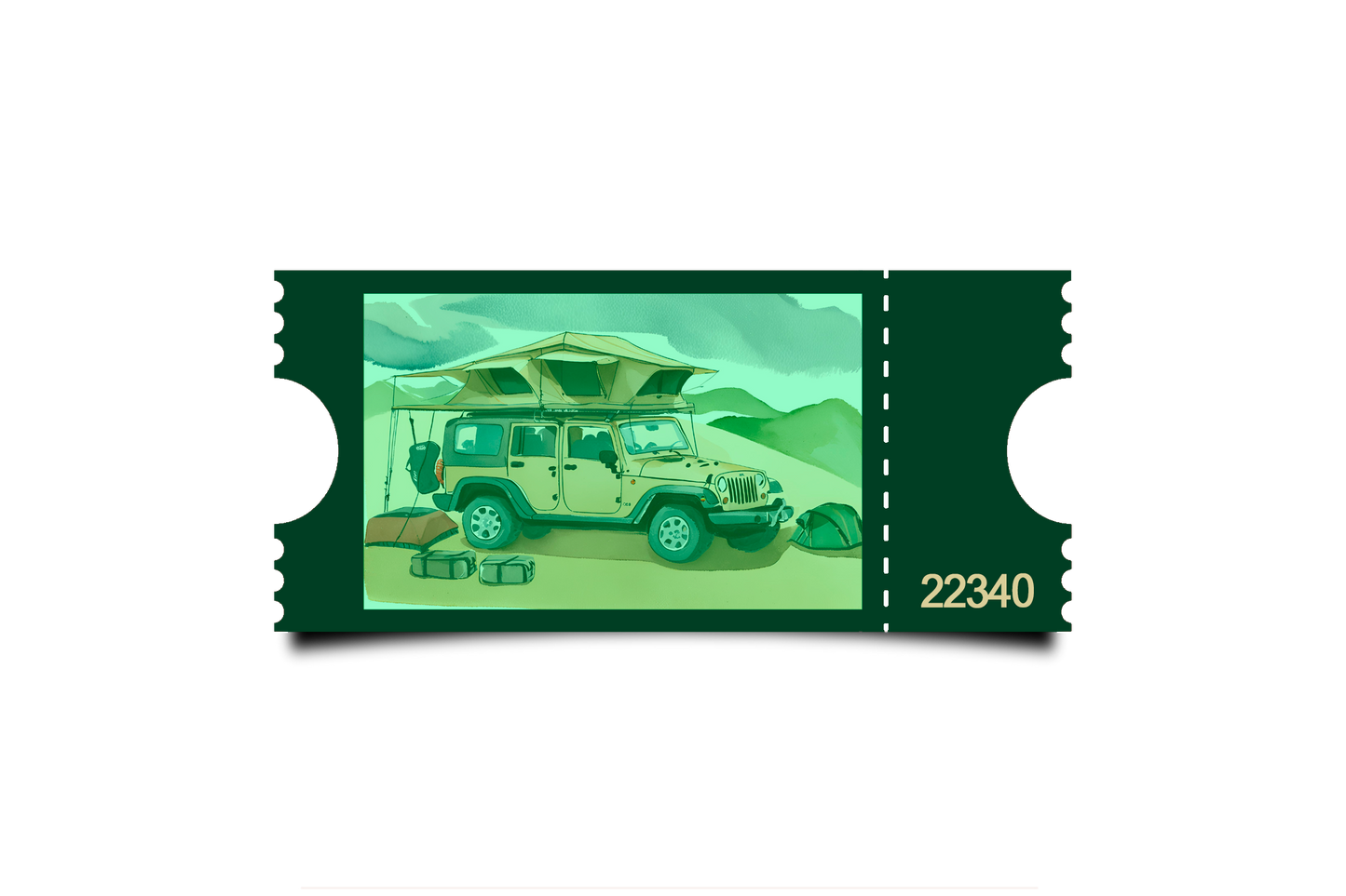 Boleto Ilustracion N 22340