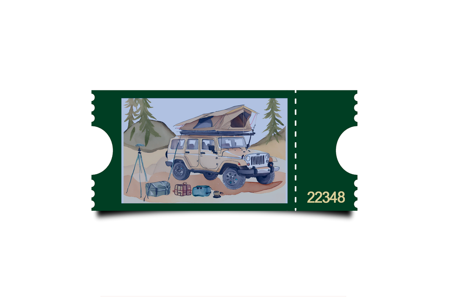 Boleto Ilustracion N 22348