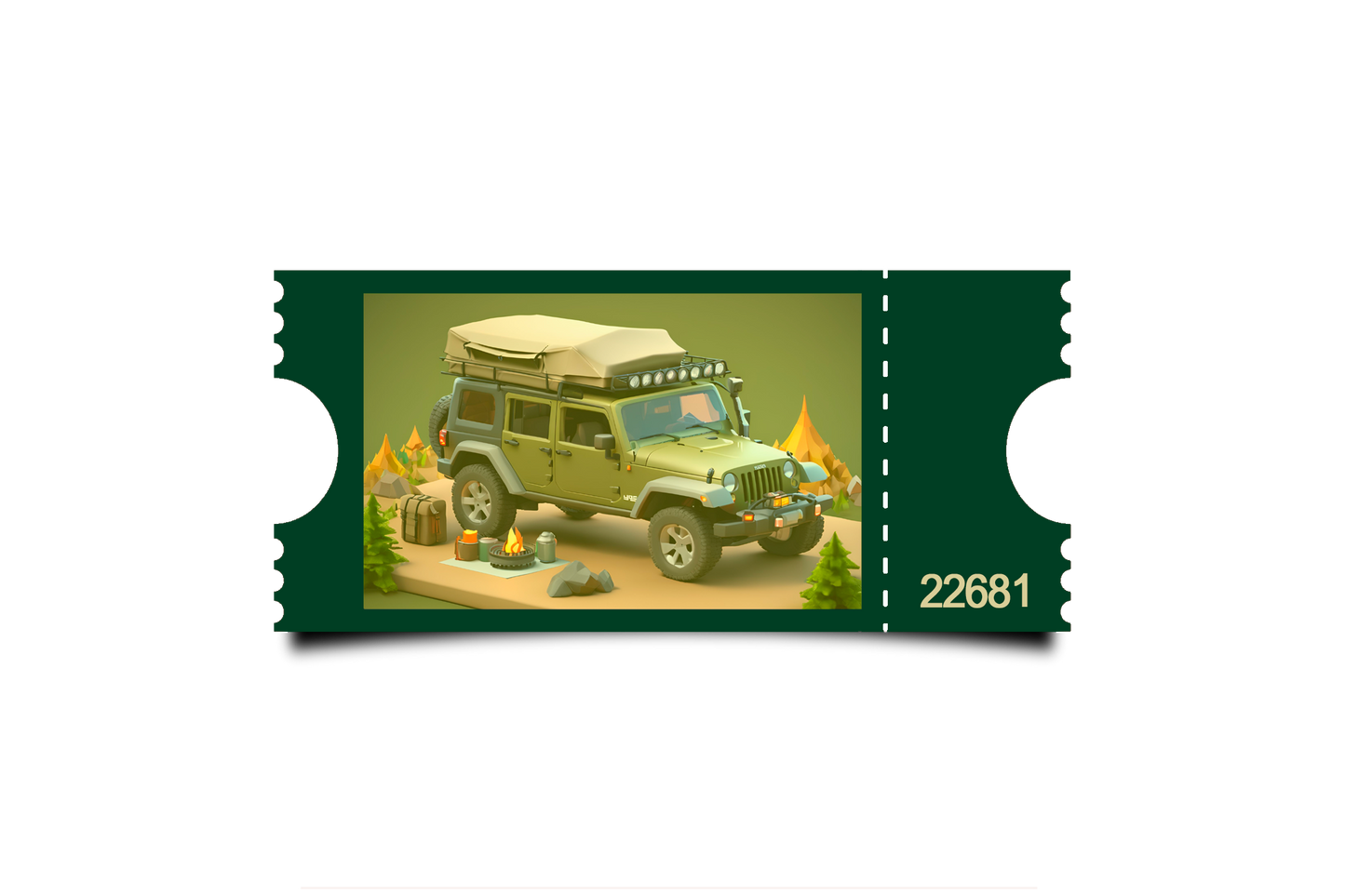 Boleto Ilustracion N 22681